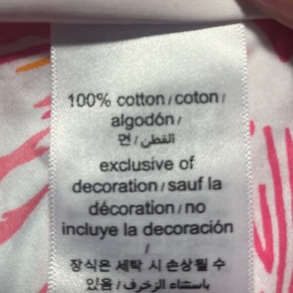 Lily Pulitzer Pink & Turquoise Tropical Print Pajamas- Size S - Picture 10 of 13